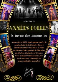 Affiche Années Folles, la Revue des Années 20