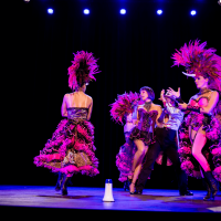 Circus - plumes licornes et lumière noire